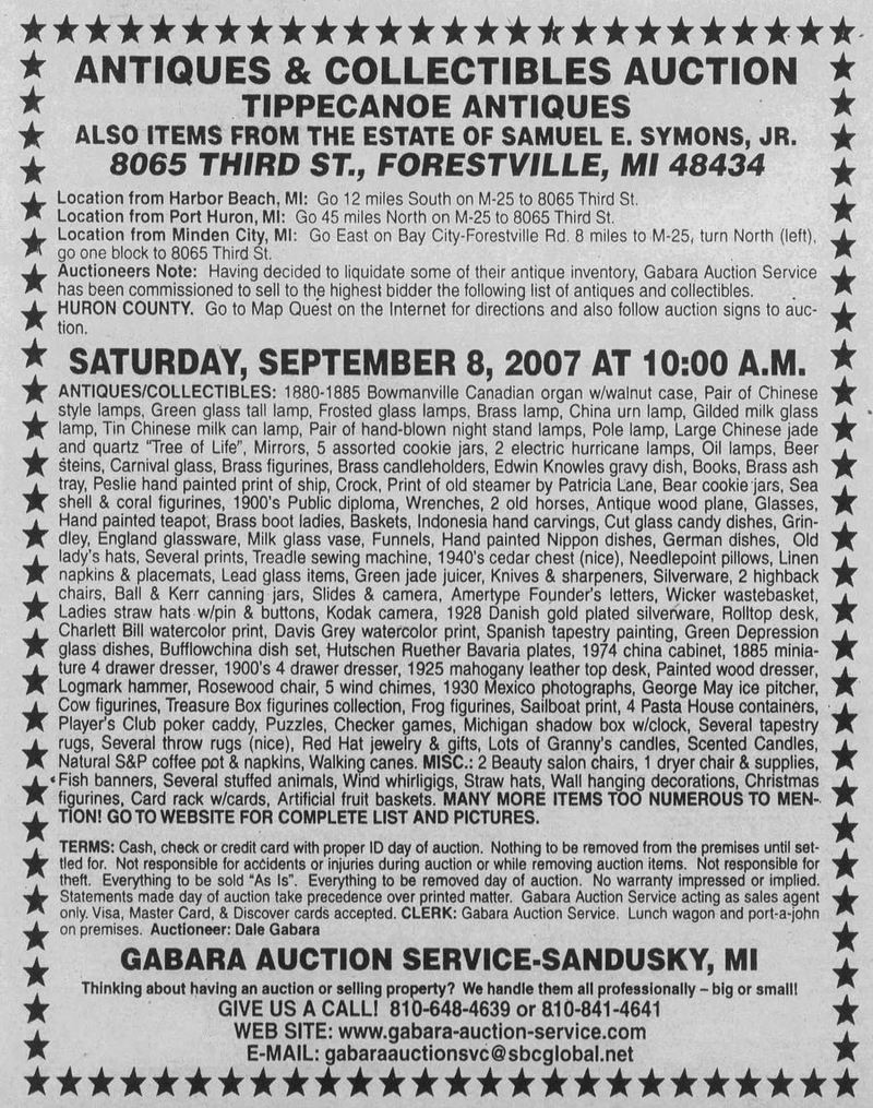 Forestville Shopping Plaza - Sep 6 2007 Ad For Antiques (newer photo)
